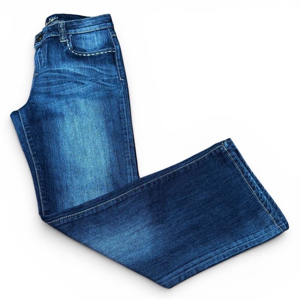 Kut From The Kloth Womens 4 Bootcut Jeans Blue Stretch‎ Denim
